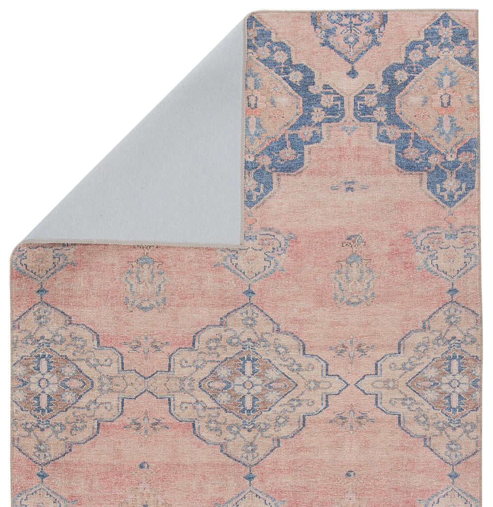 Vibe By Jaipur Living Adalee Medallion Pink/ Blue Runner Rug (2'6"X7'6")