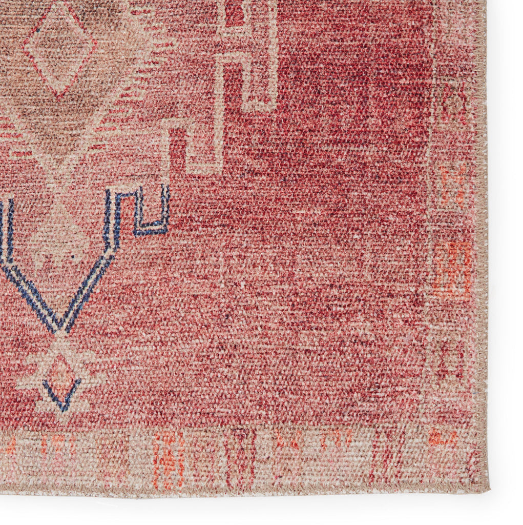 Vibe By Jaipur Living Evadne Medallion Pink/ Blue Runner Rug (2'6"X12')