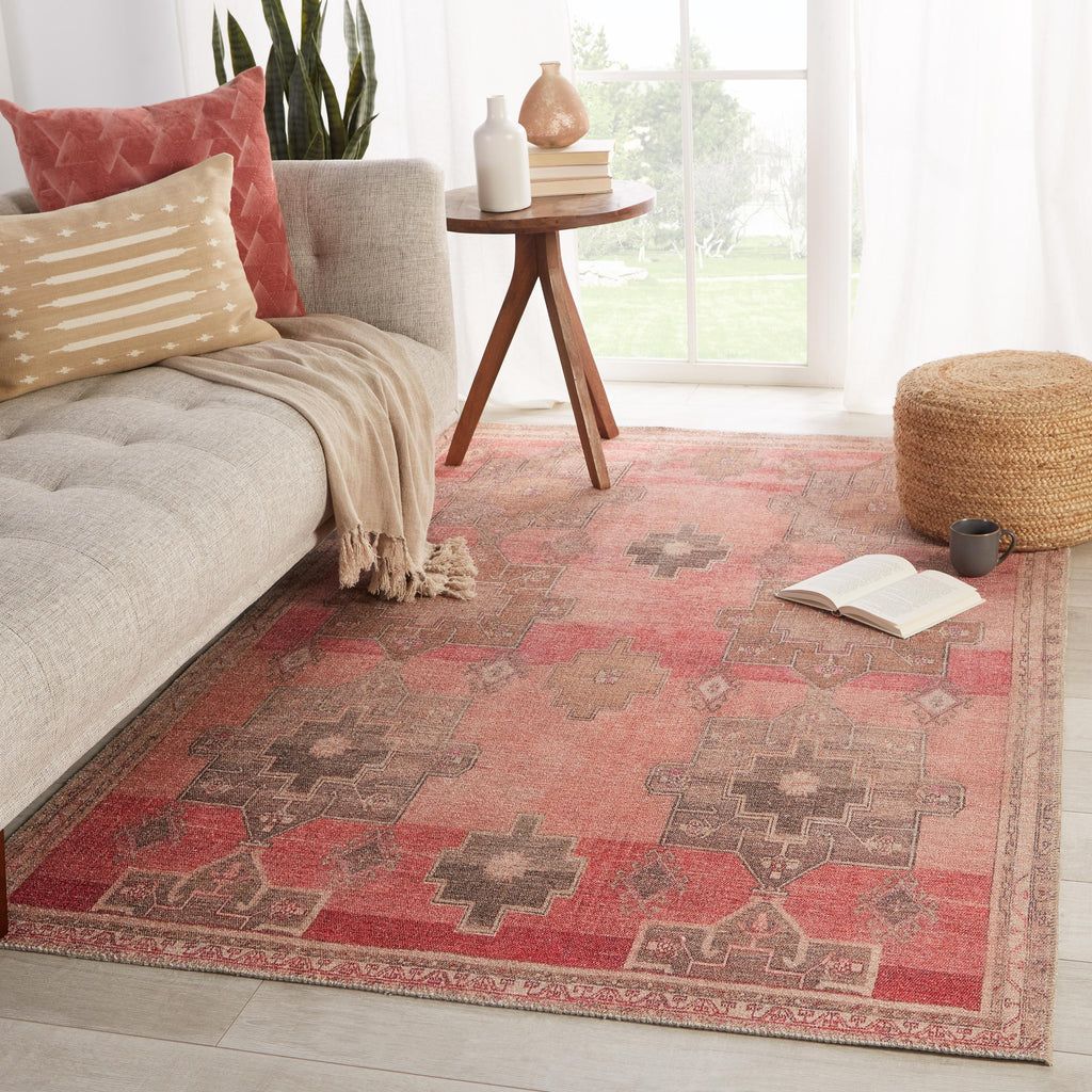 Vibe By Jaipur Living Faron Medallion Pink/ Tan Area Rug (5'X7'6")