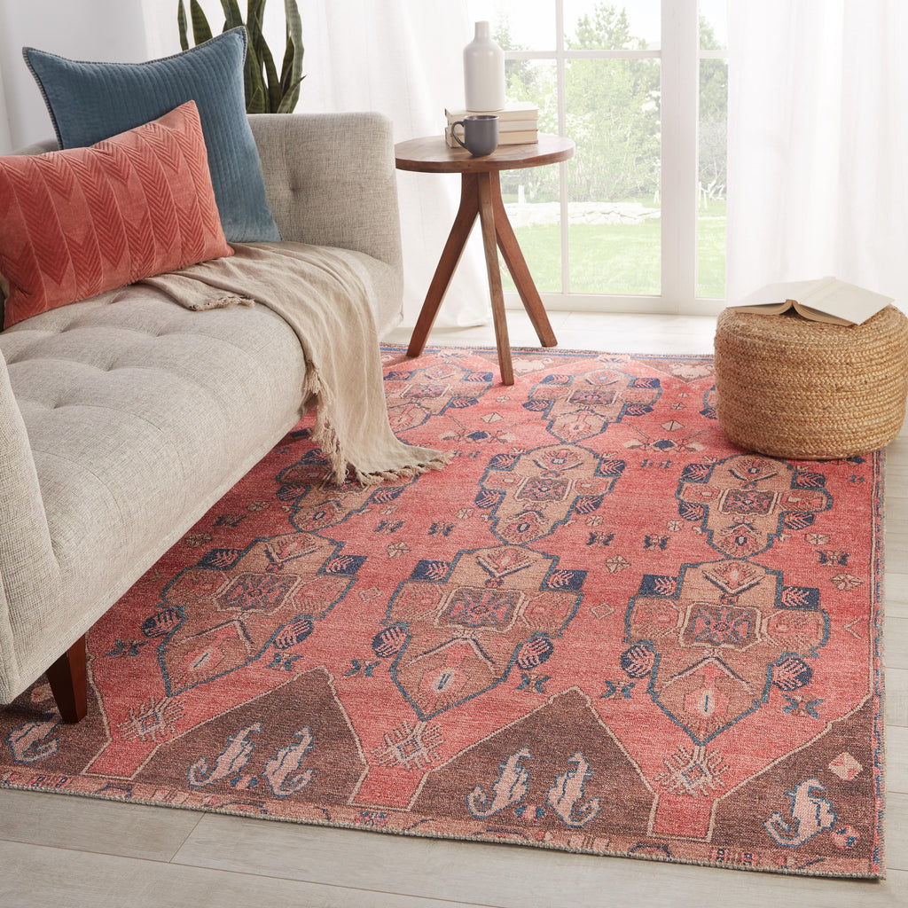 Vibe By Jaipur Living Lani Medallion Pink/ Blue Area Rug (9'X12')