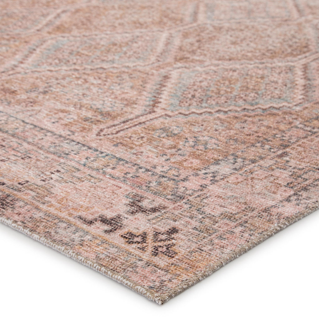 Jaipur Living Marquesa Trellis Light Pink/ Blue Runner Rug (2'6"X7'6")