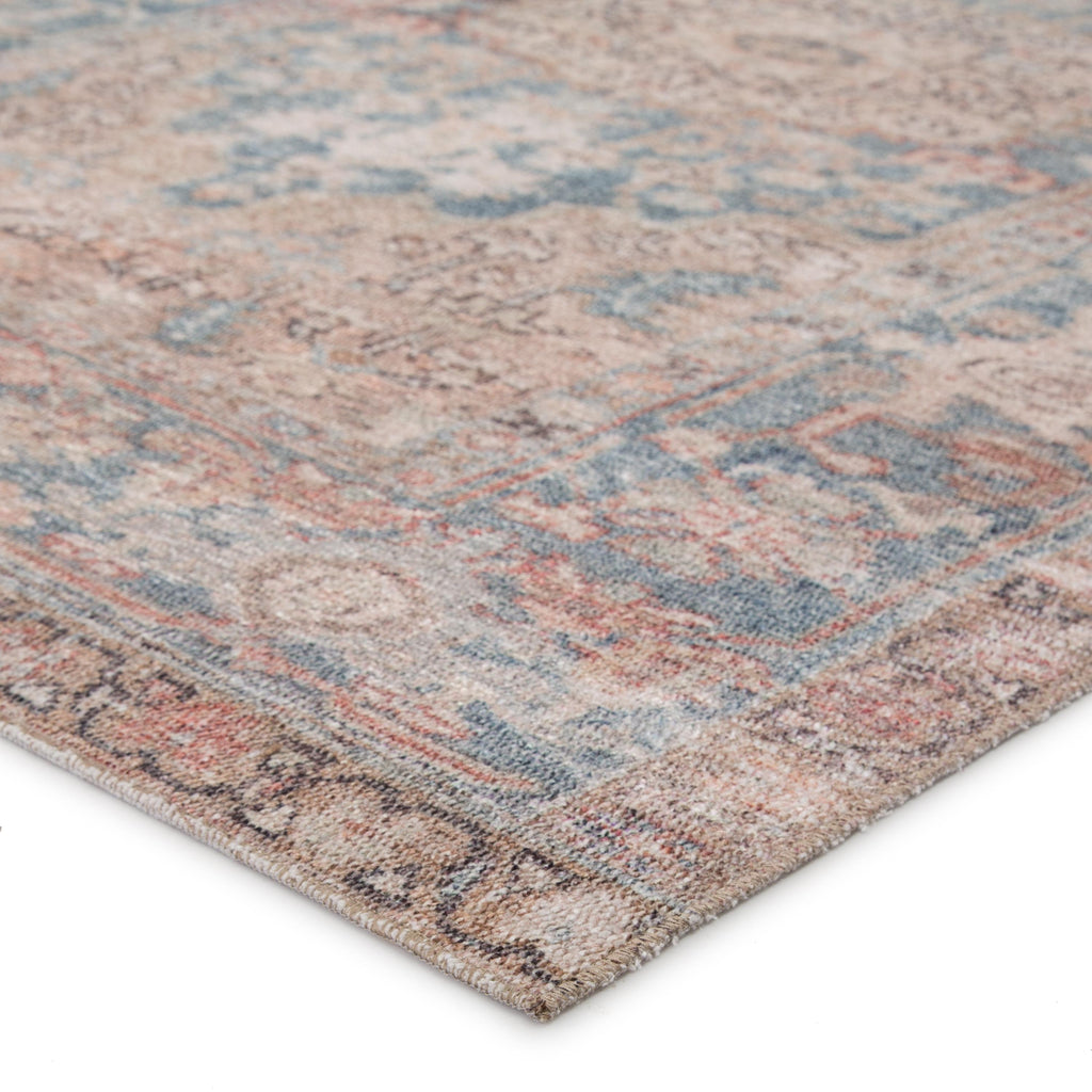 Jaipur Living Geonna Medallion Blue/ Beige Area Rug (7'6"X9'6")