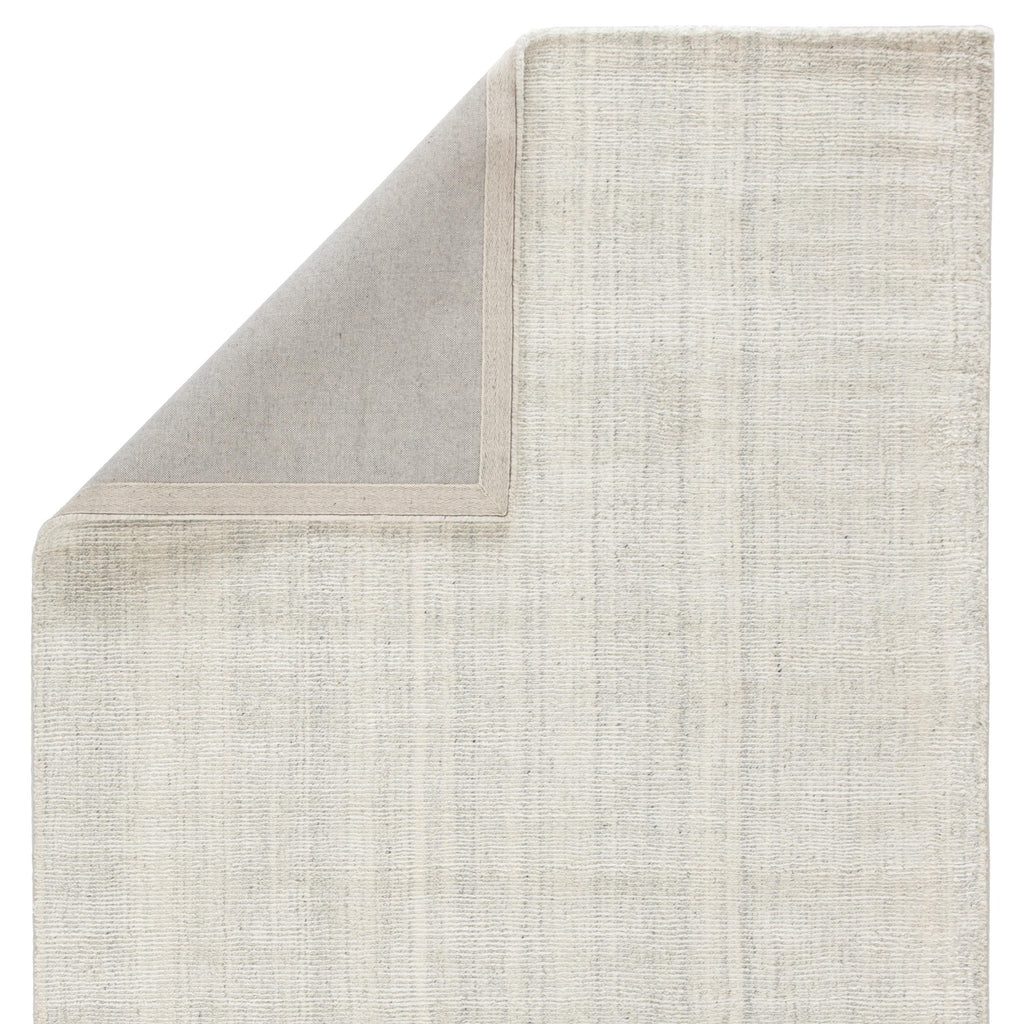 Jaipur Living Kelle Handmade Solid White/ Gray Area Rug (5'X8')