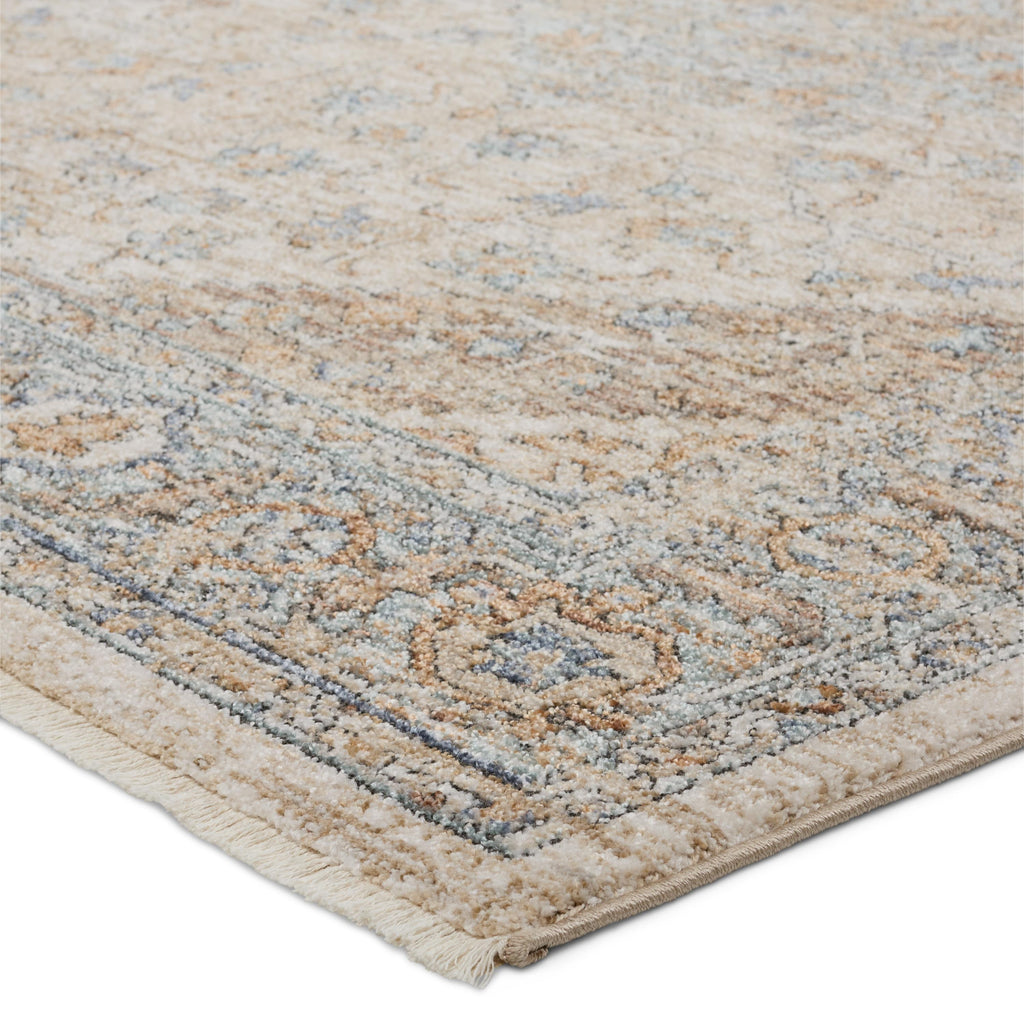 Jaipur Living Heir Medallion Beige/ Blue Area Rug (5'X8')