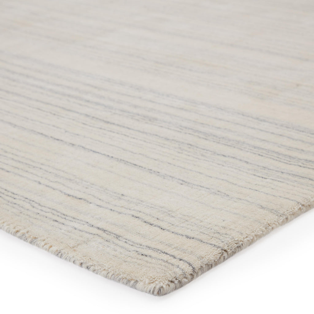 Jaipur Living Oplyse Handmade Stripe White/ Gray Area Rug (12'X15')