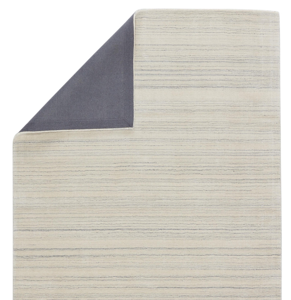 Jaipur Living Oplyse Handmade Striped White/ Gray Area Rug (8'X10')