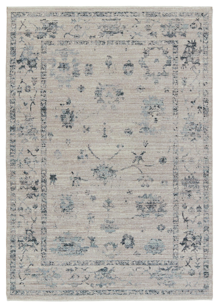 Vibe By Jaipur Living Adelaide Floral Blue/ Gray Runner Rug (2'6"X8')