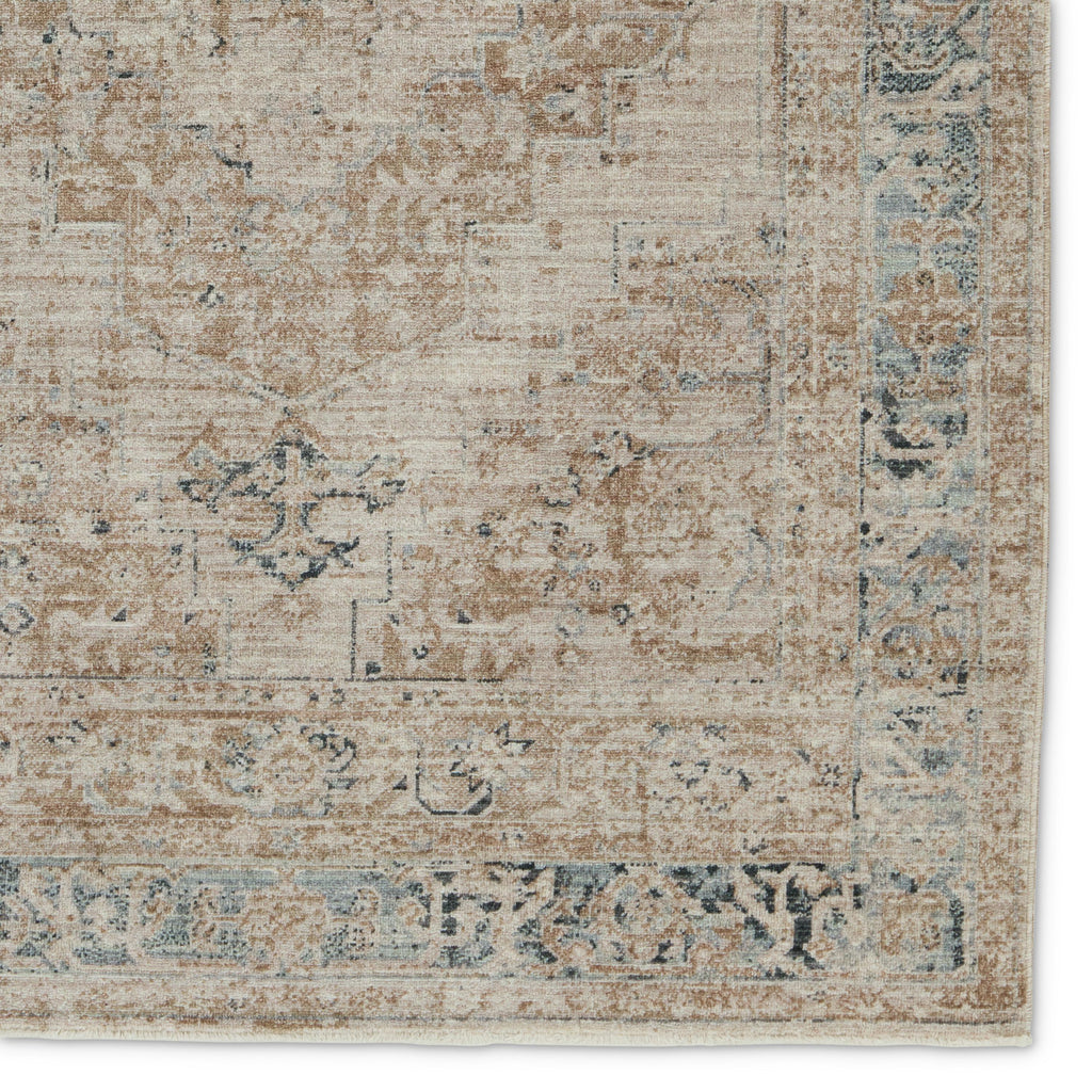 Vibe By Jaipur Living Emory Medallion Taupe/ Tan Area Rug (9'6"X12'6")