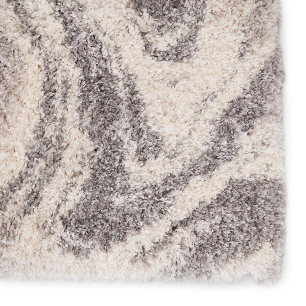 Jaipur Living Crescendo Abstract Gray/ Ivory Area Rug (7'6"X9'6")