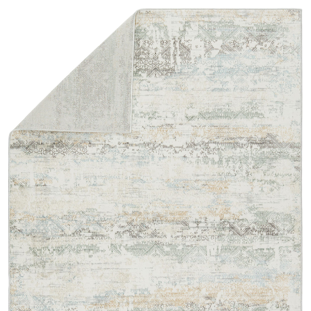 Vibe By Jaipur Living Chantel Trellis Gray/ Green Area Rug (9'3"X12')