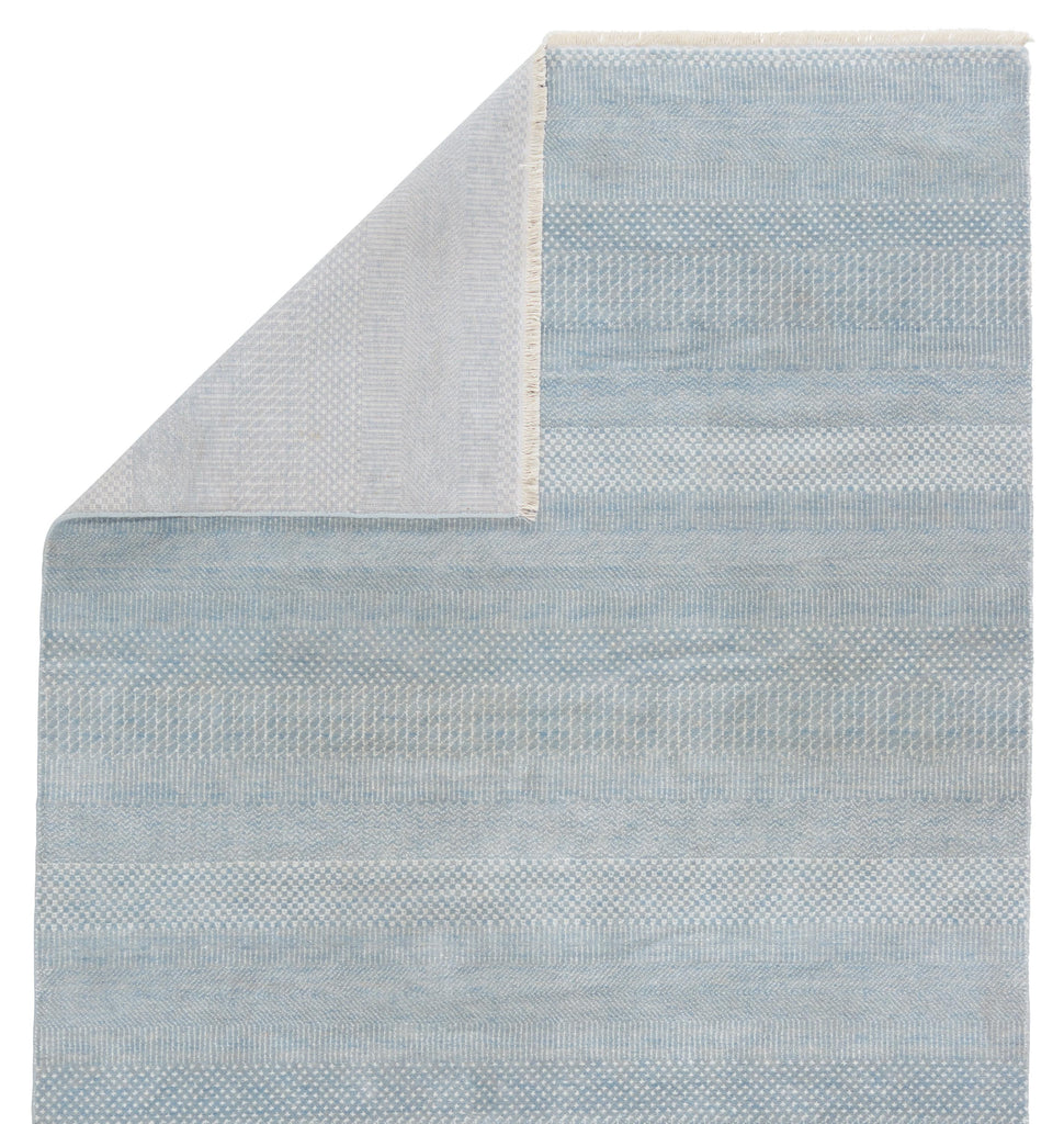 Jaipur Living Adler Tribal Sky Blue/ Ivory Area Rug (10'X14')