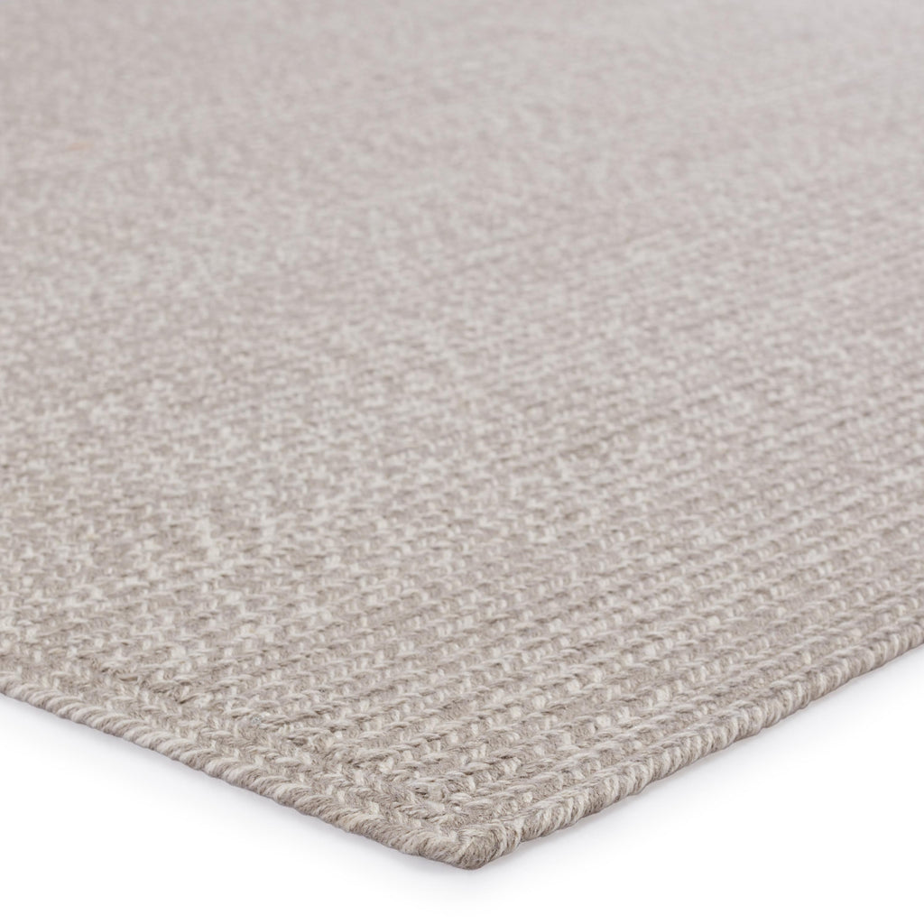 Jaipur Living Dumont Indoor/ Outdoor Solid Light Gray Area Rug (10'X14')