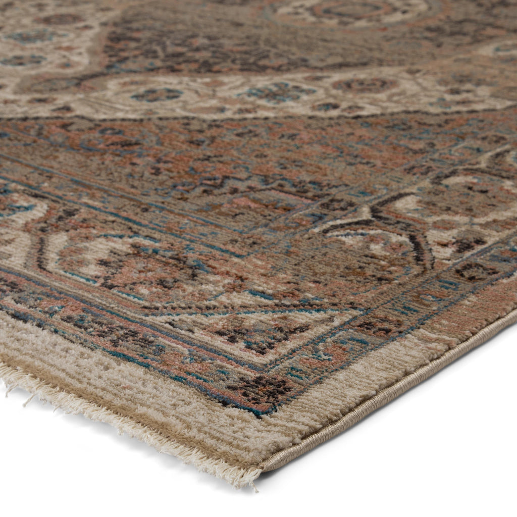 Vibe By Jaipur Living Irenea Medallion Tan/ Ivory Runner Rug (2'6"X12')