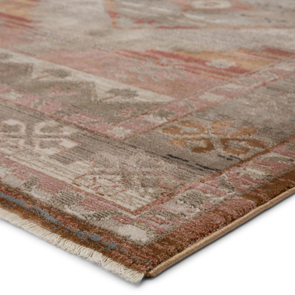 Vibe By Jaipur Living Constanza Medallion Blush/ Gray Runner Rug (2'6"X8')