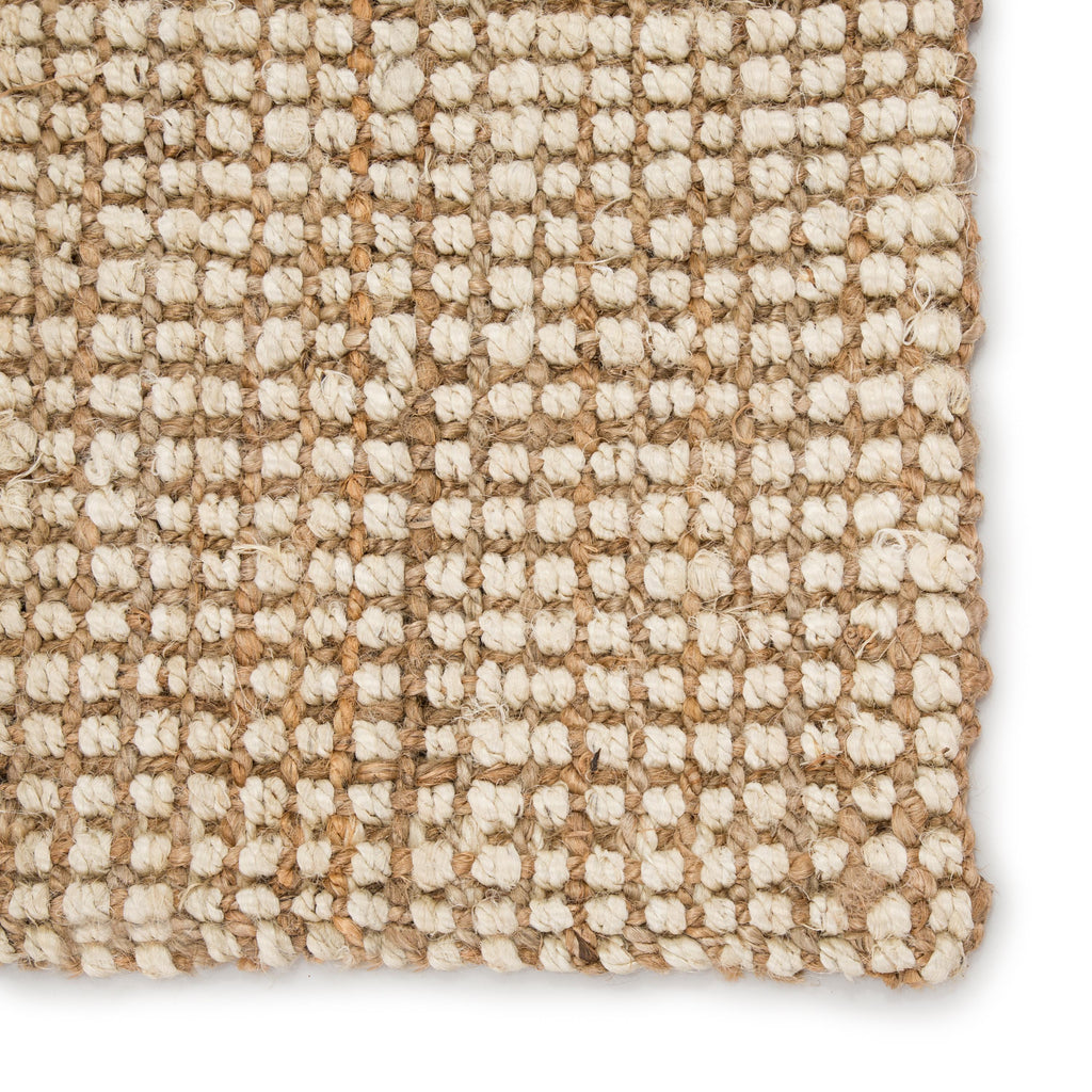 Jaipur Living Mayen Natural Solid White/ Tan Area Rug (2'X3')