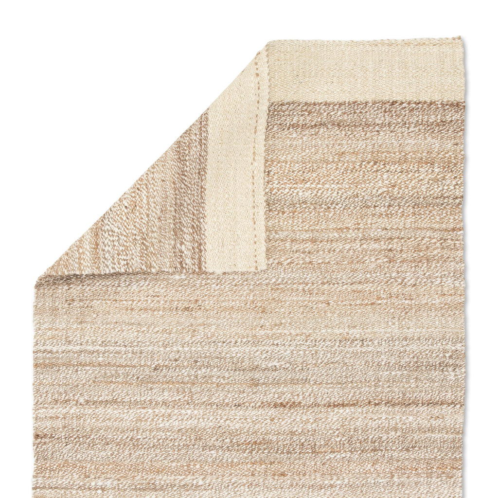 Jaipur Living Mallow Natural Bordered White/ Tan Area Rug (2'X3')