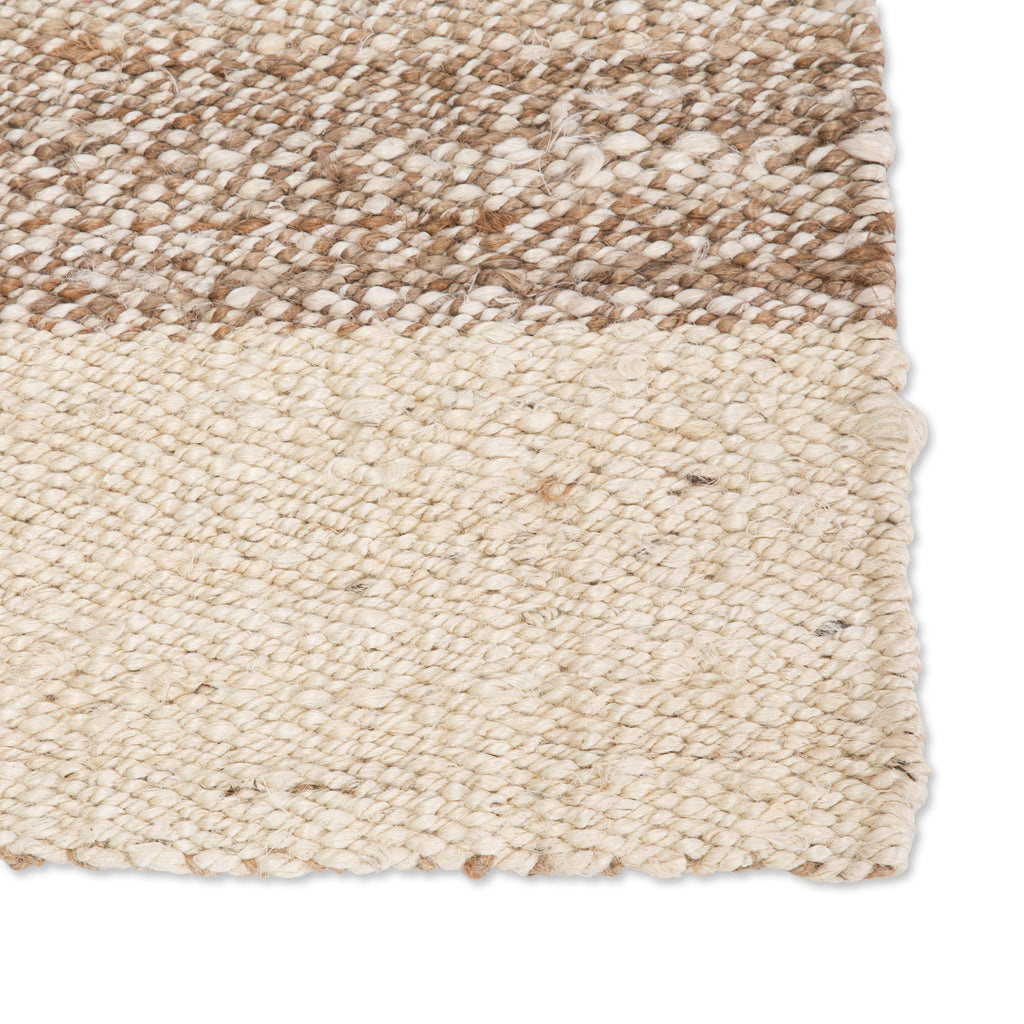 Jaipur Living Mallow Natural Bordered White/ Tan Area Rug (2'X3')