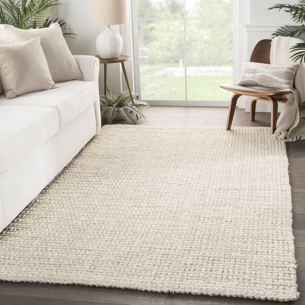 Jaipur Living Tyne Natural Solid Ivory Area Rug (10'X14')