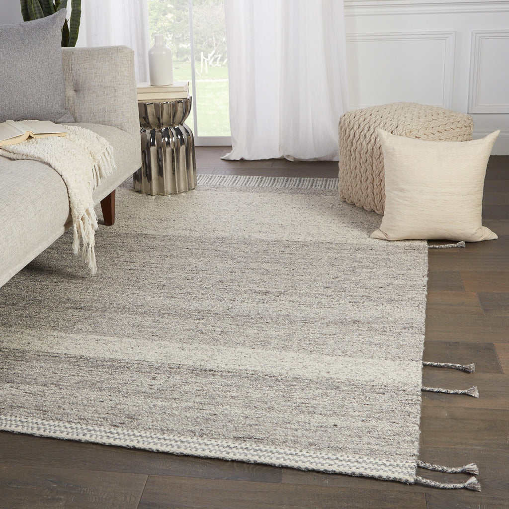 Jaipur Living Coolidge Handmade Striped Gray Area Rug (8'X10')