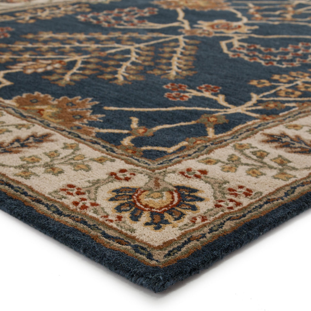 Jaipur Living Chambery Handmade Floral Blue/ Multicolor Area Rug (2'X3')