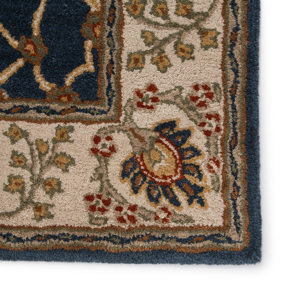 Jaipur Living Chambery Handmade Floral Blue/ Multicolor Area Rug (2'X3')