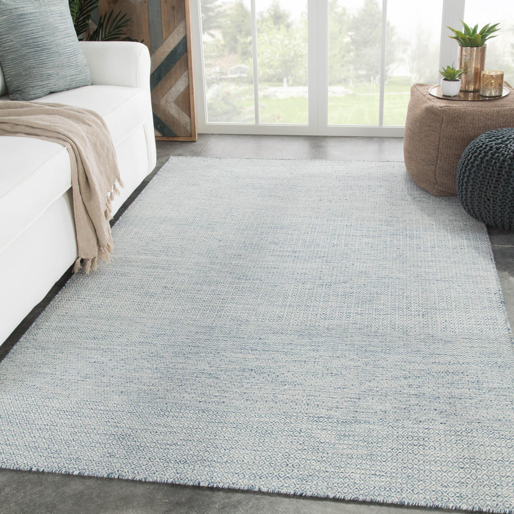 Jaipur Living Glace Handmade Geometric Light Blue/ Ivory Area Rug (8'10"X11'9")