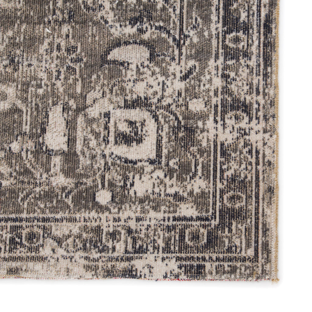 Jaipur Living Isolde Indoor/ Outdoor Medallion Gray/ Ivory Area Rug (5'3"X7'6")