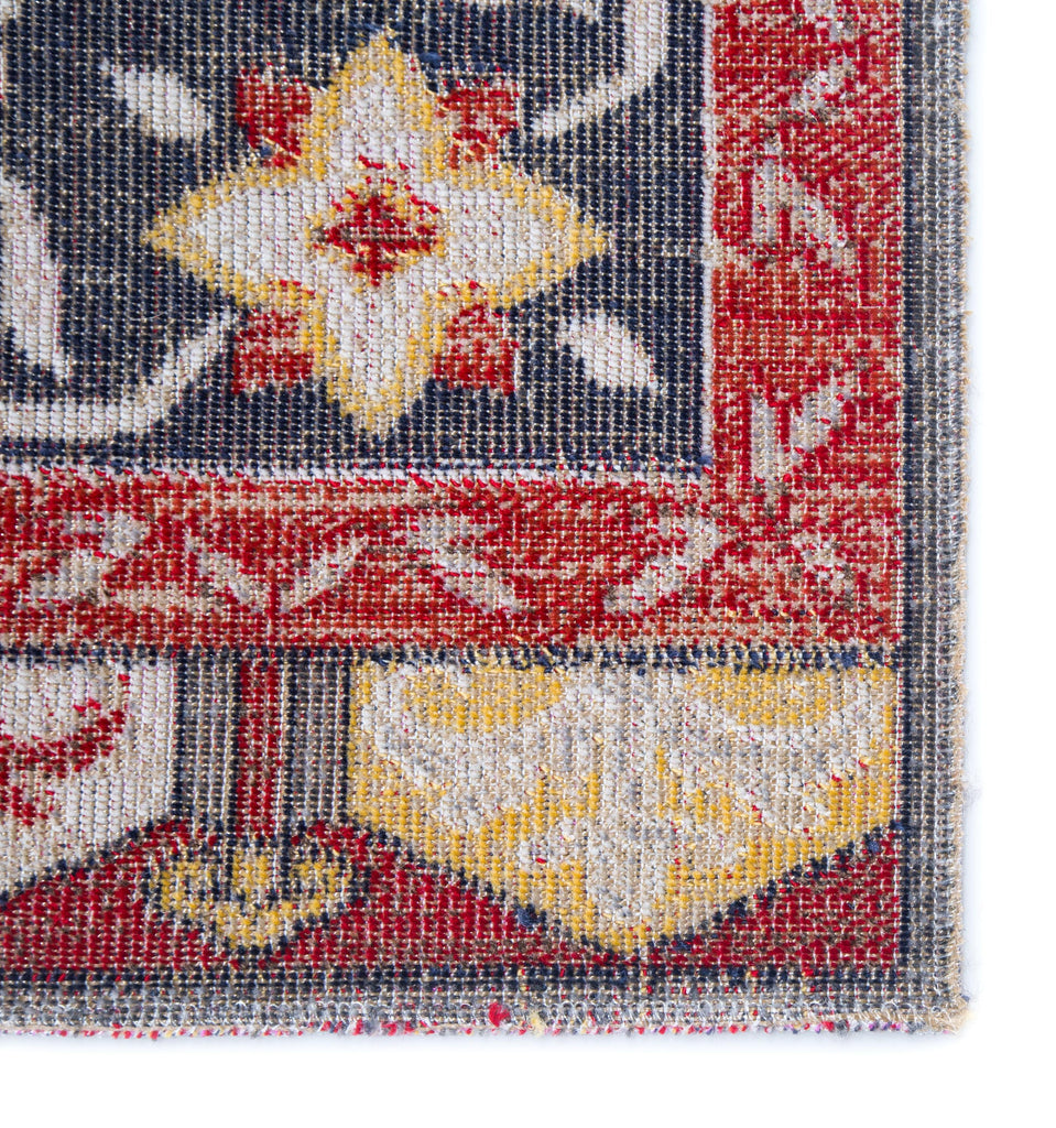 Jaipur Living Miner Indoor/ Outdoor Contemporary Red/ Yellow 4'X6' Area Rug