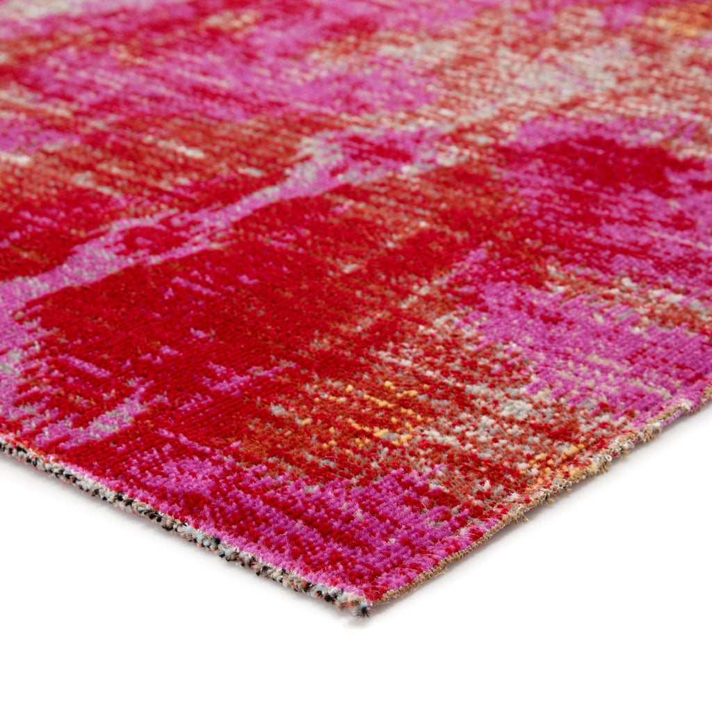 Jaipur Living Zenith Indoor/ Outdoor Ikat Pink/ Orange Area Rug (7'6"X9'6")