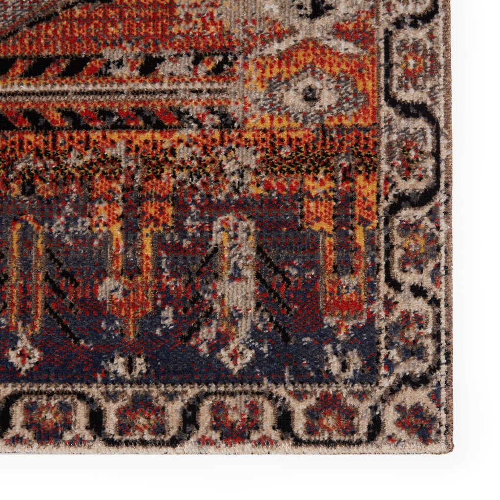 Jaipur Living Cicero Indoor/ Outdoor Medallion Multicolor/ Orange Round Area Rug (5'11" Rnd)