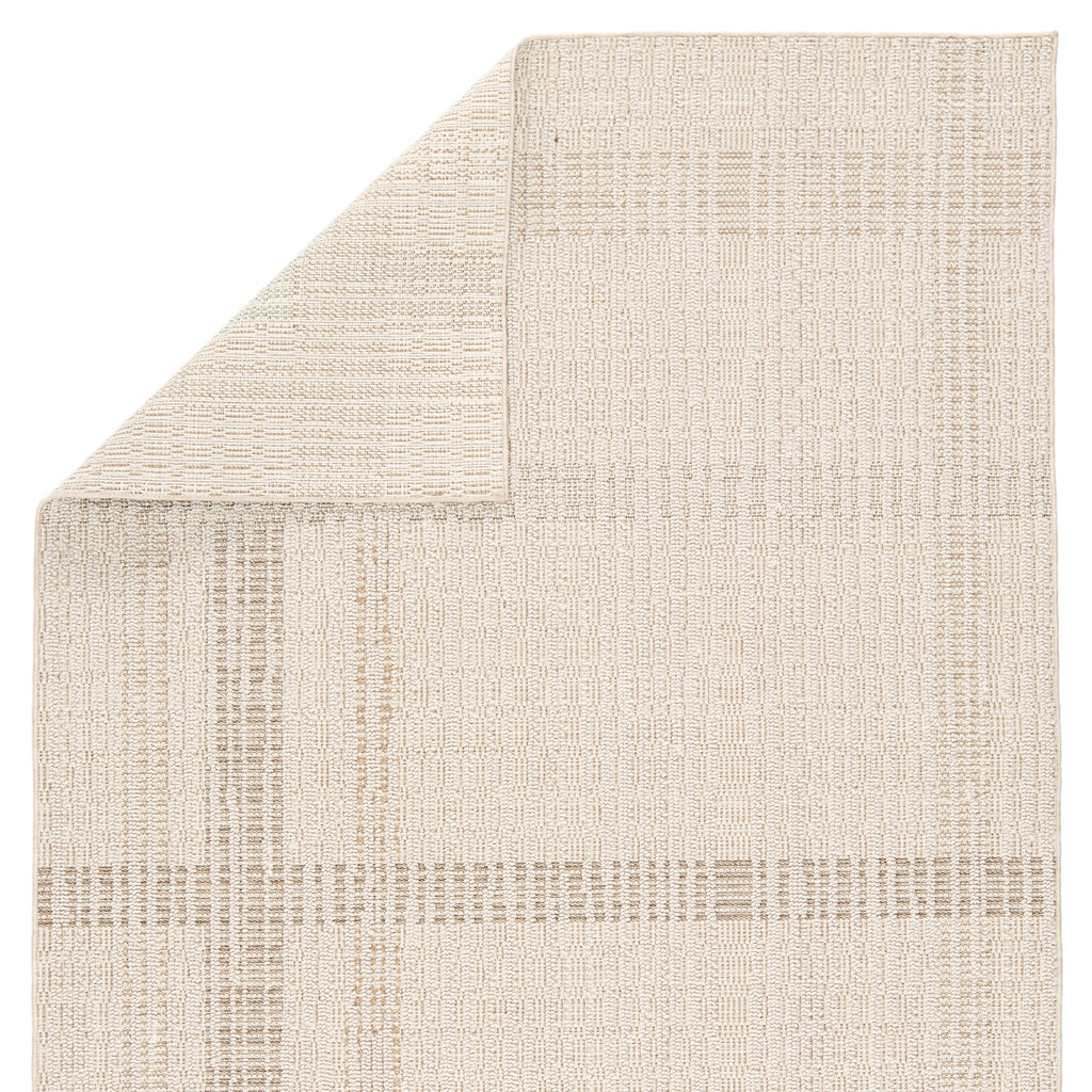 Jaipur Living Aeor Indoor/ Outdoor Striped Beige/ Light Brown Area Rug (10'X14')