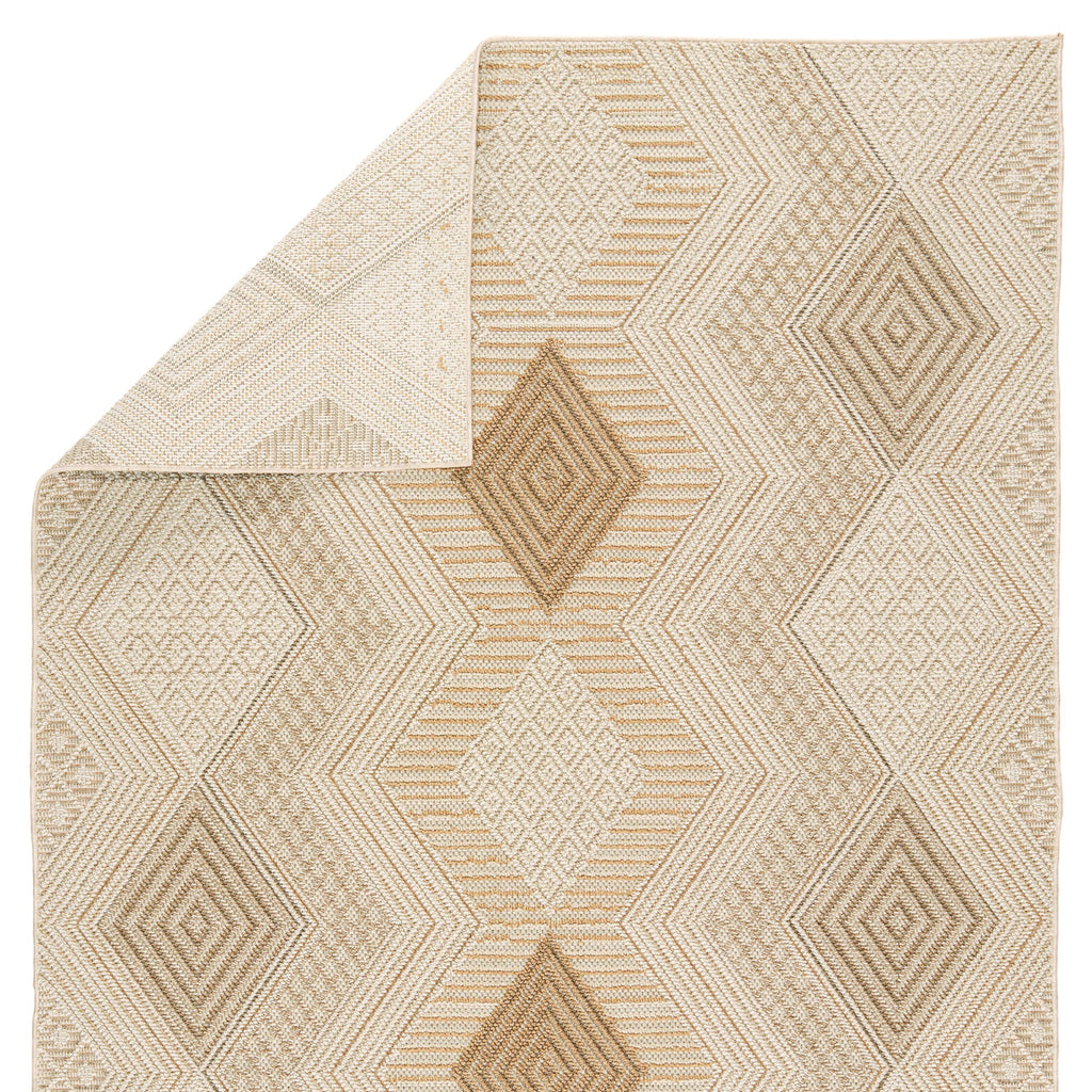 Jaipur Living Reyes Indoor/ Outdoor Trellis Beige/ Light Brown Area Rug (9'X12')