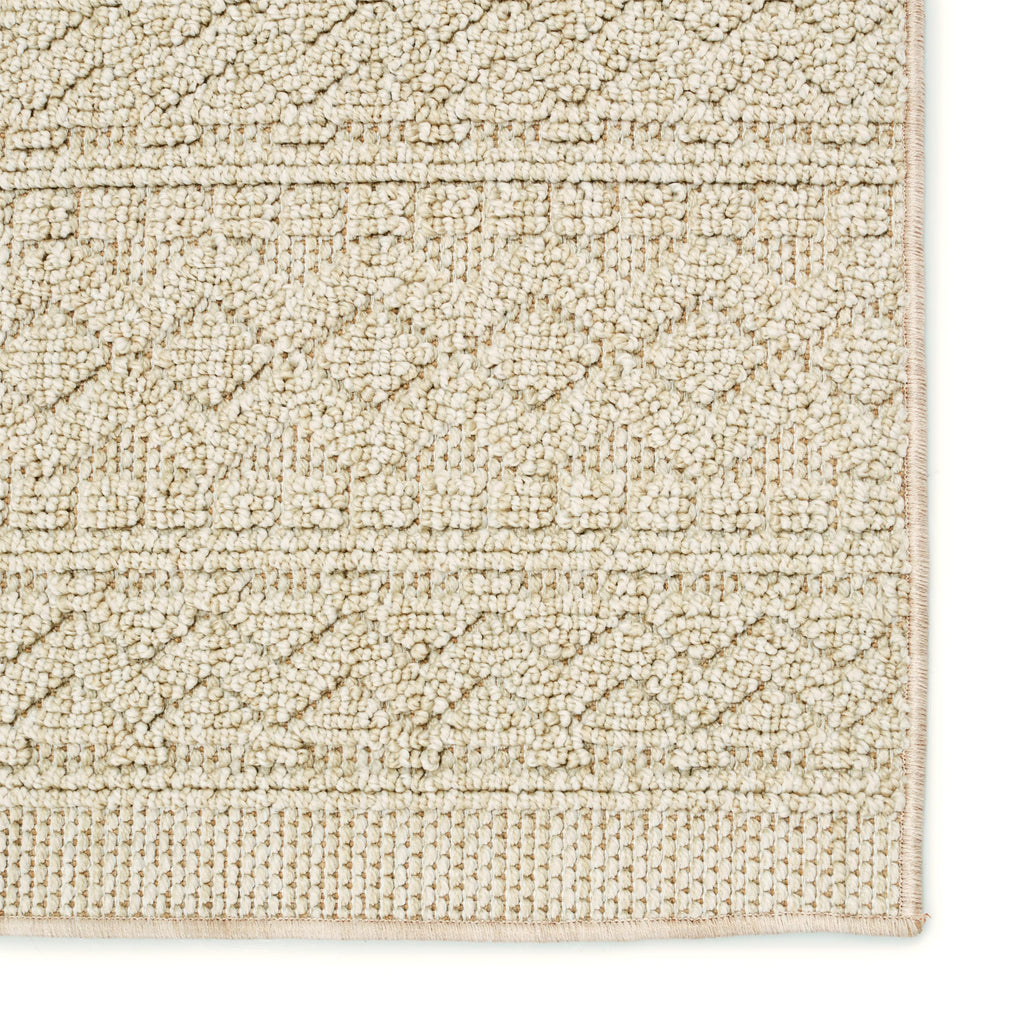 Jaipur Living Carina Indoor/ Outdoor Tribal Beige Runner Rug (2'6"X8')