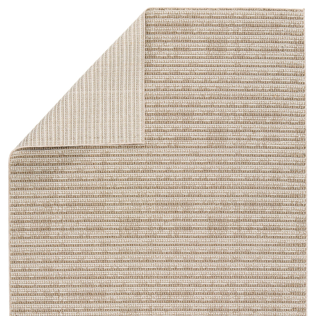 Jaipur Living Arlyn Indoor/ Outdoor Striped Cream/ Beige Runner Rug (2'6"X8')