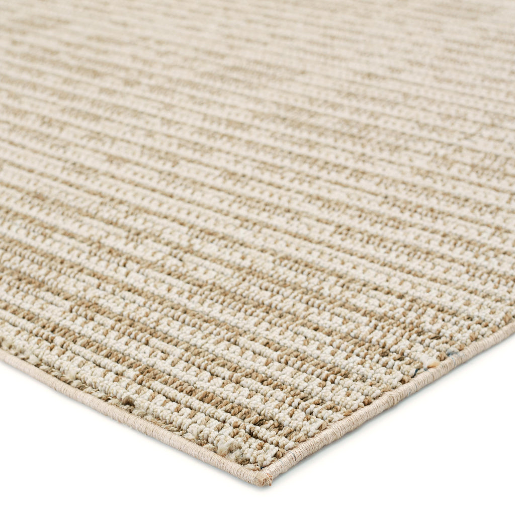 Jaipur Living Arlyn Indoor/ Outdoor Striped Cream/ Beige Area Rug (8'X10')