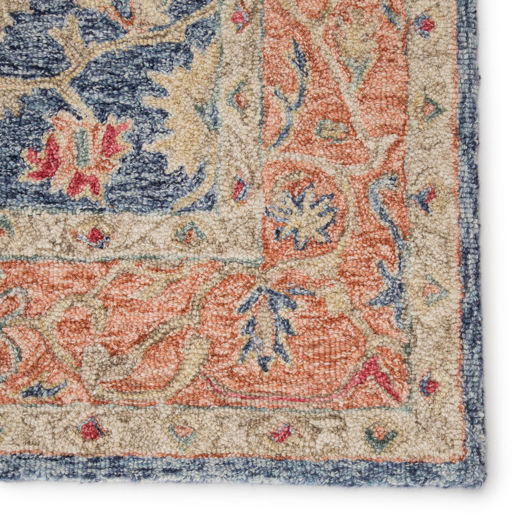 Jaipur Living Presley Handmade Oriental Blue/ Red Area Rug (5'X8')