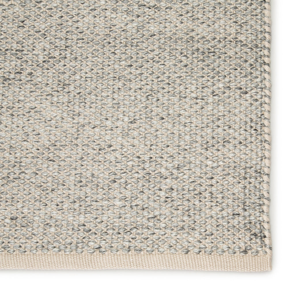 Jaipur Living Lamanda Indoor/ Outdoor Solid Light Gray/ Ivory Area Rug (9'X12')