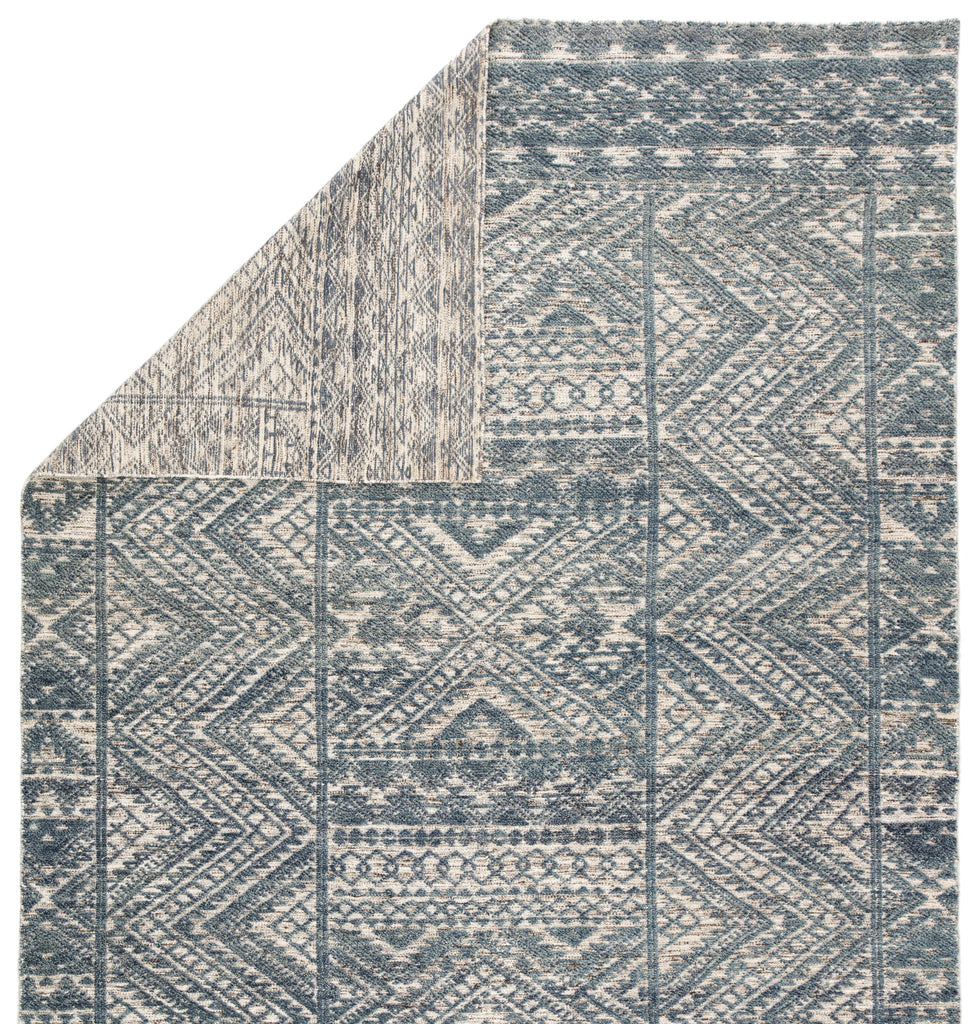 Jaipur Living Prentice Hand-Knotted Geometric Blue/ Ivory Area Rug (8'X11')