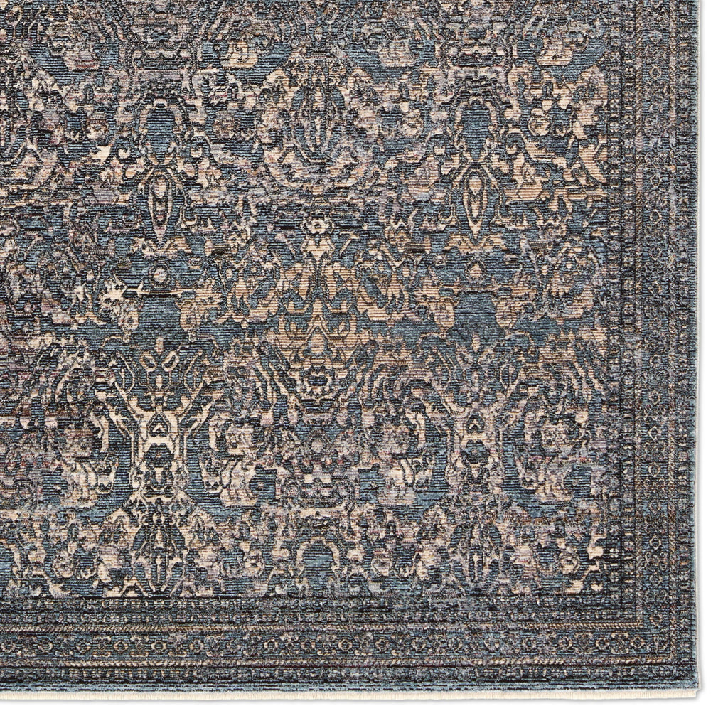 Jaipur Living Feronia Oriental Blue/ Cream Runner Rug (3'X8')