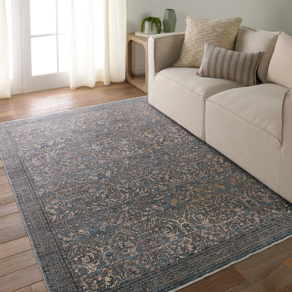 Jaipur Living Feronia Oriental Blue/ Cream Area Rug (8'X10')