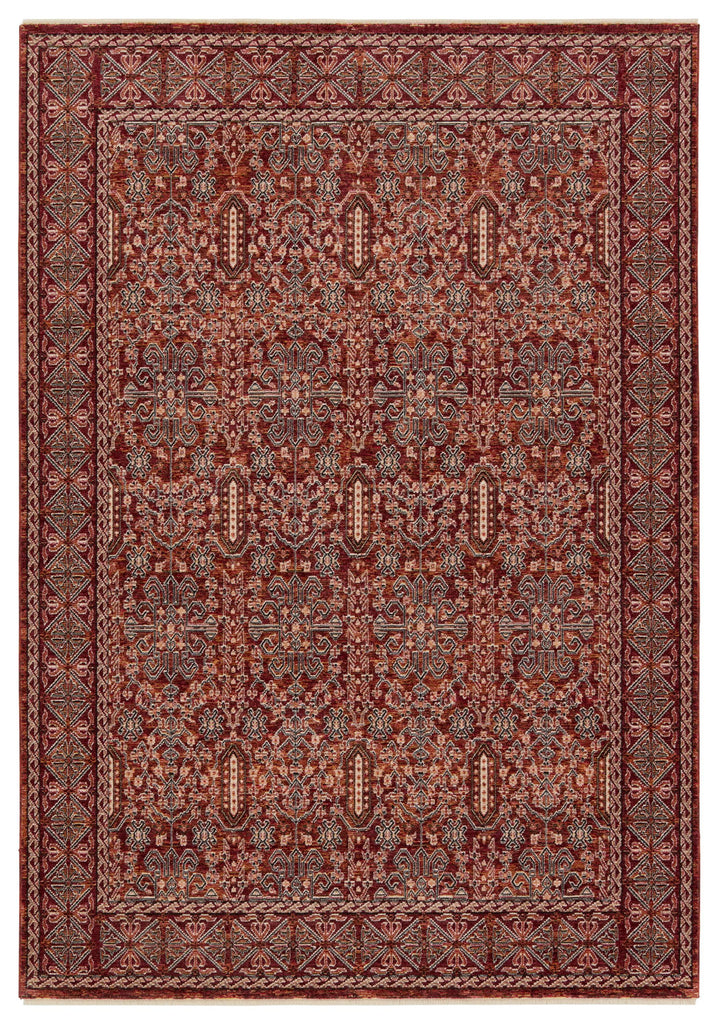 Jaipur Living Jairus Oriental Red/ Black Runner Rug (3'X8')