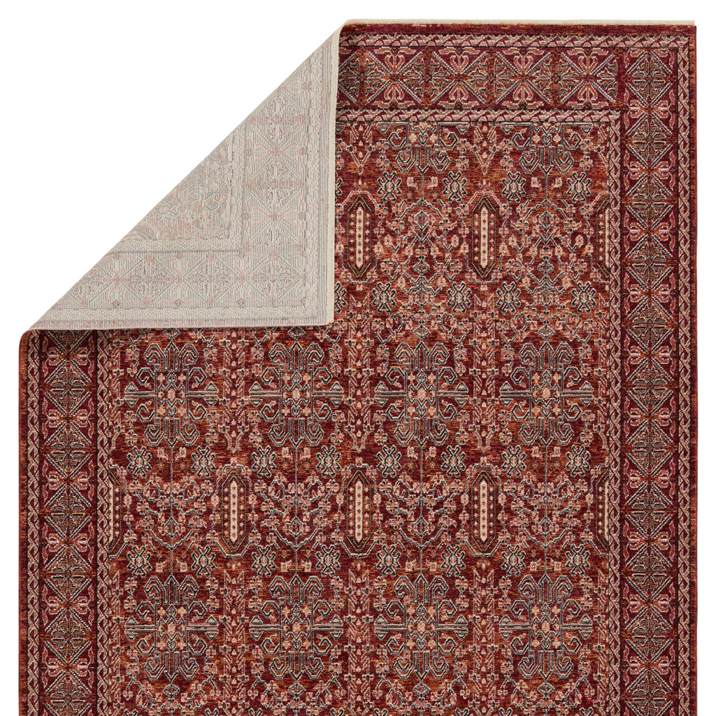 Jaipur Living Jairus Oriental Red/ Black Runner Rug (3'X8')