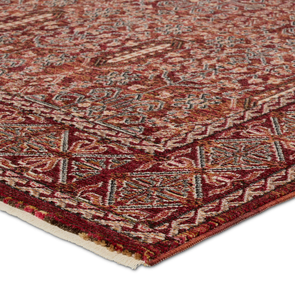 Jaipur Living Jairus Oriental Red/ Black Area Rug (4'X6')