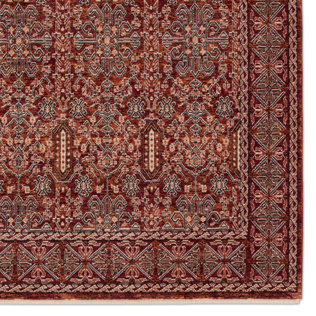 Jaipur Living Jairus Oriental Red/ Black Area Rug (4'X6')