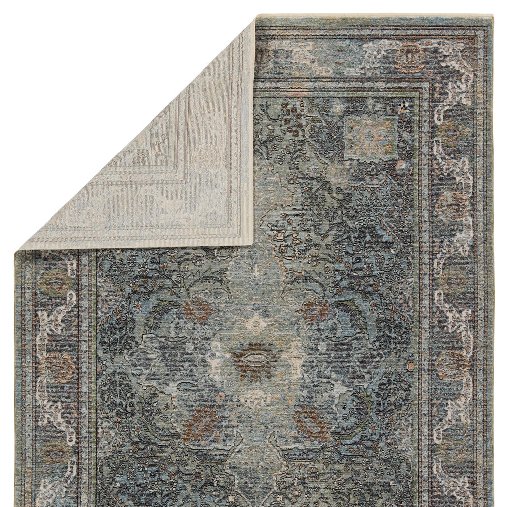 Jaipur Living Israfel Medallion Blue/ Green Runner Rug (3'X8')