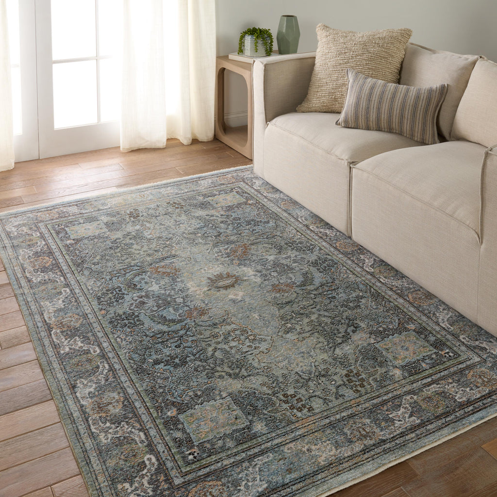 Jaipur Living Israfel Medallion Blue/ Green Area Rug (4'X6')