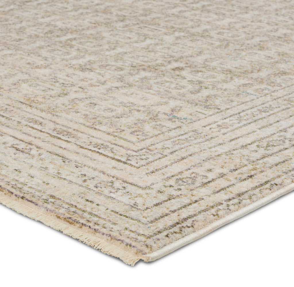 Jaipur Living Vesper Geometric Cream/ Light Gray Runner Rug (3'X8')