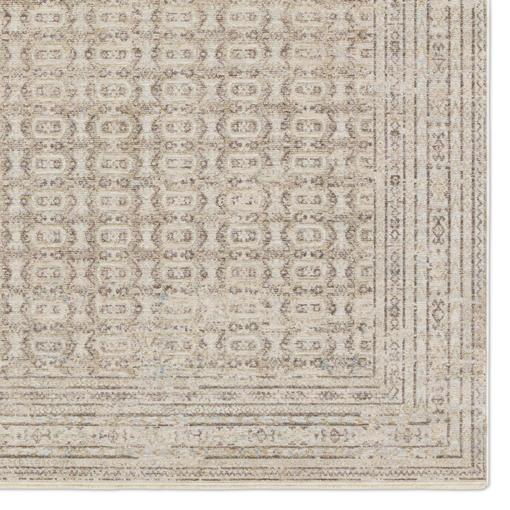 Jaipur Living Vesper Geometric Cream/ Light Gray Runner Rug (3'X8')