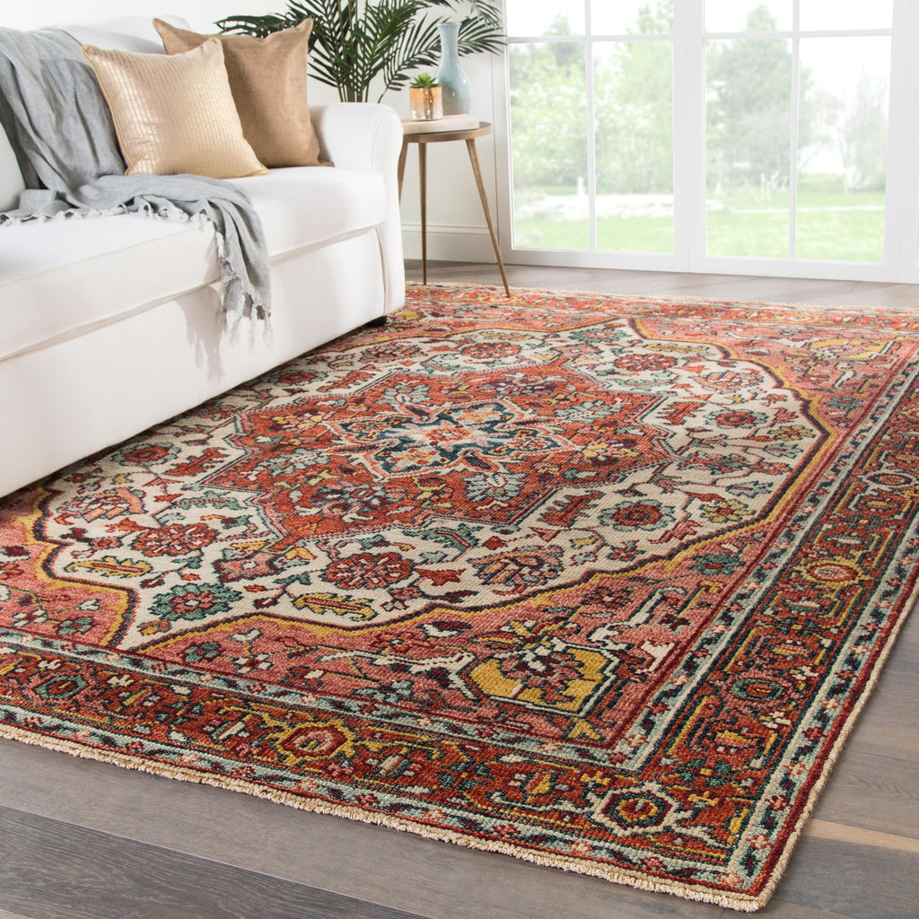 Jaipur Living Tavola Hand-Knotted Medallion Pink/ Multicolor Area Rug (6'X9')