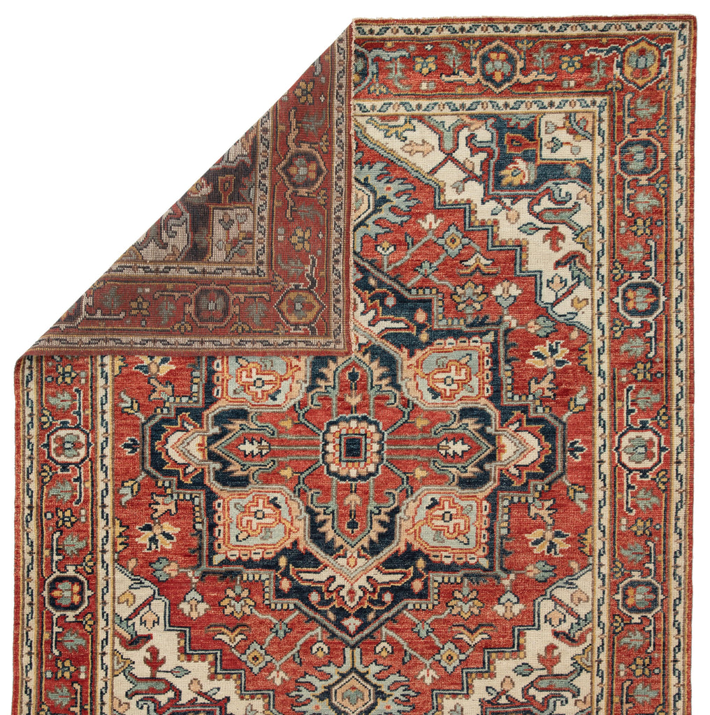 Jaipur Living Willa Hand-Knotted Medallion Red/ Multicolor Area Rug (8'X10')